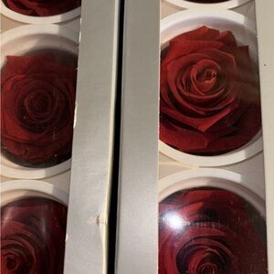 Preserved flowers. I also have orange and “evil eye” available.